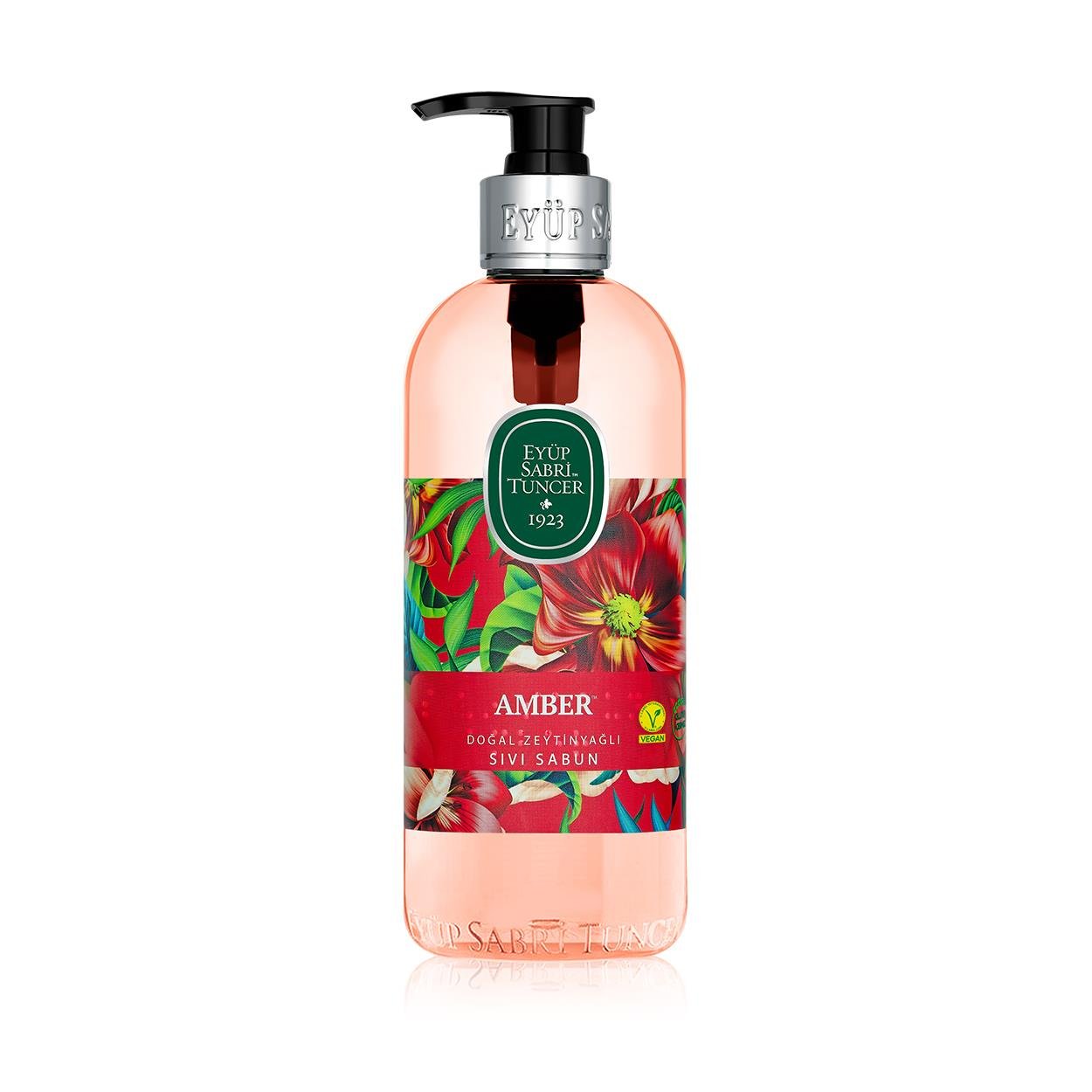 Eyup Sabri Tuncer Dabīgās olīveļļas šķidrās roku ziepes AMBER 500 ml