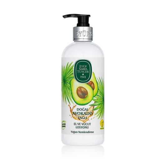 Eyup Sabri Tuncer Roku un ķermeņa losjons ar organisko avokado eļļu 500 ml