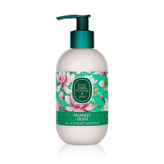Eyüp Sabri Tuncer Dabīgās olīveļļas roku un ķermeņa losjons Magnolijas zieds 280ml